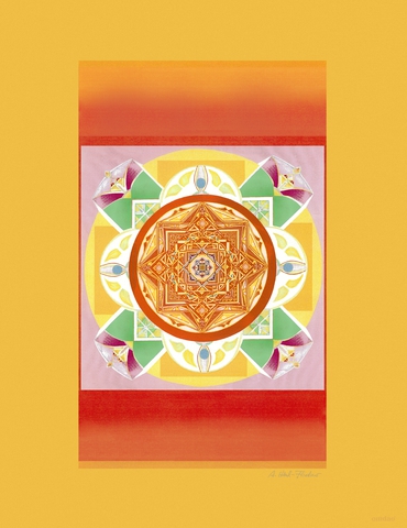 Mandala Sonnenmandala, Quelle des Lichts